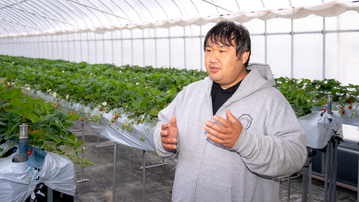 写真：大久保さんが話をする様子